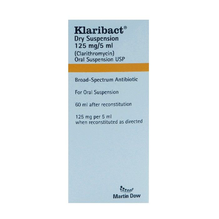 KLARIBACT SYRUP 125 MG 60 ML
