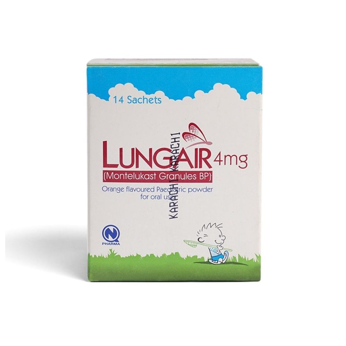 LUNGAIR 4MG SACHET