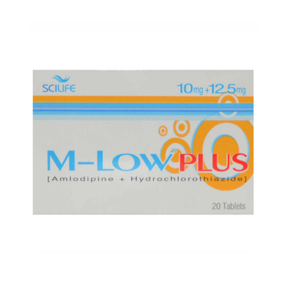 M LOW PLUS 10+12.5MG TABLET