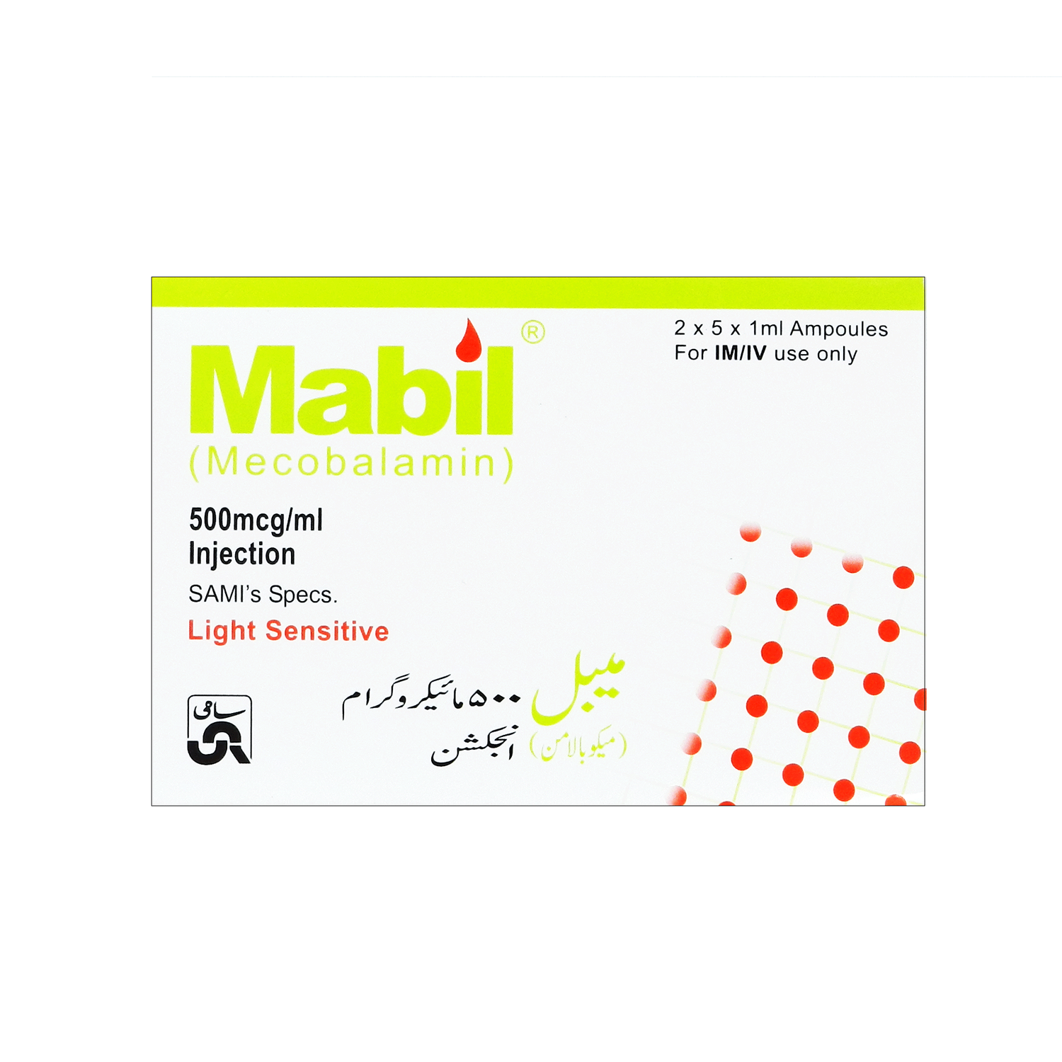 MABIL 500MCG INJECTION