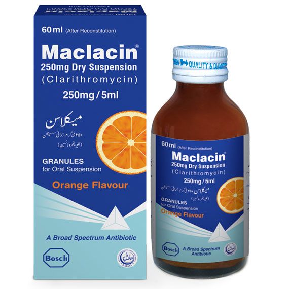 MACLACIN 250MG/5ML 60ML SYRUP