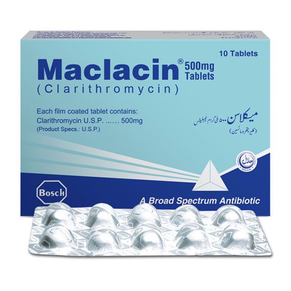 MACLACIN 500 MG TABLET