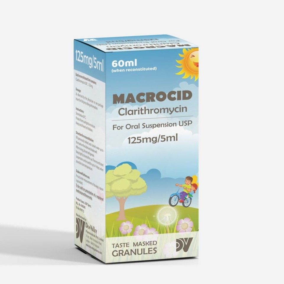 MACROCID 125MG/5ML 60ML SYRUP