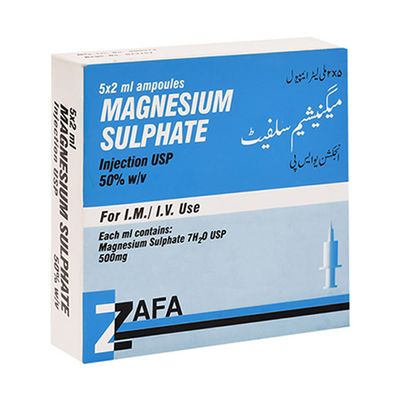 MAGNESIUM SULPHATGE 2ML INJECTION