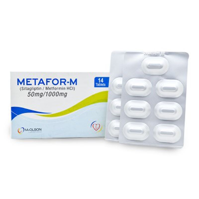 METAFOR M 50MG/1000MG TABLET