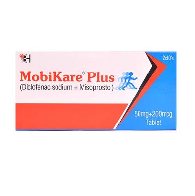 MOBIKARE PLUS 50MG+200MG TABLET