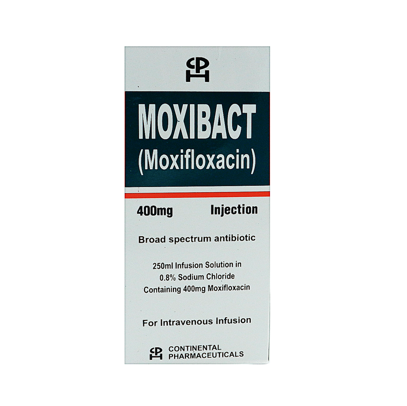 MOXIBACT 400 MG 1 VIAL 250 ML INJECTION