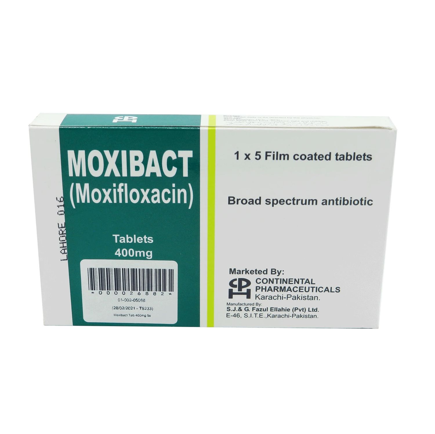 MOXIBACT 400 MG TABLET
