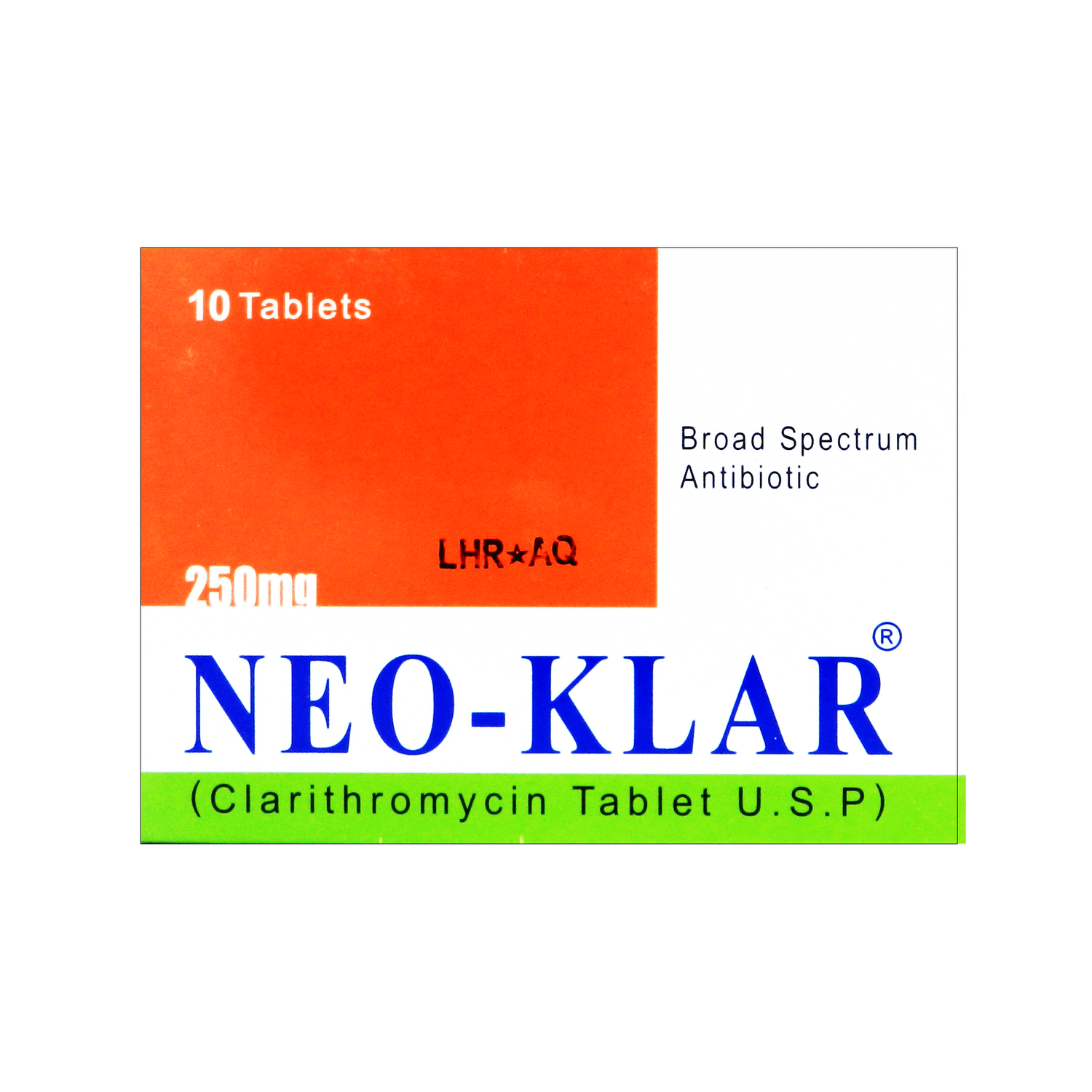 NEO KLAR 250 MG TABLET