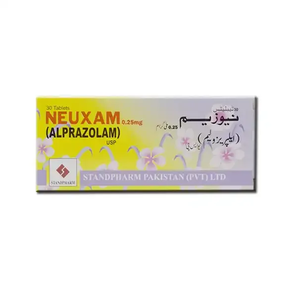 NEUXAM 0.25 MG TABLET