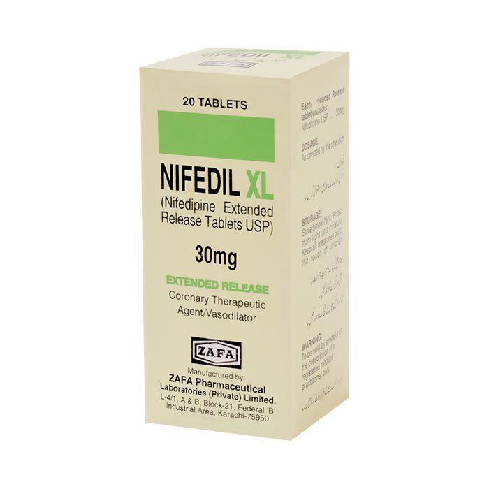 NIFEDIL XL 30 MG TABLET