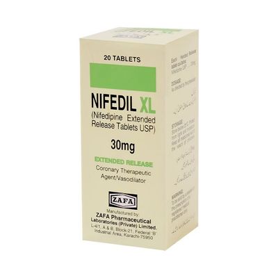 NIFEDIL XL 30 MG TABLET
