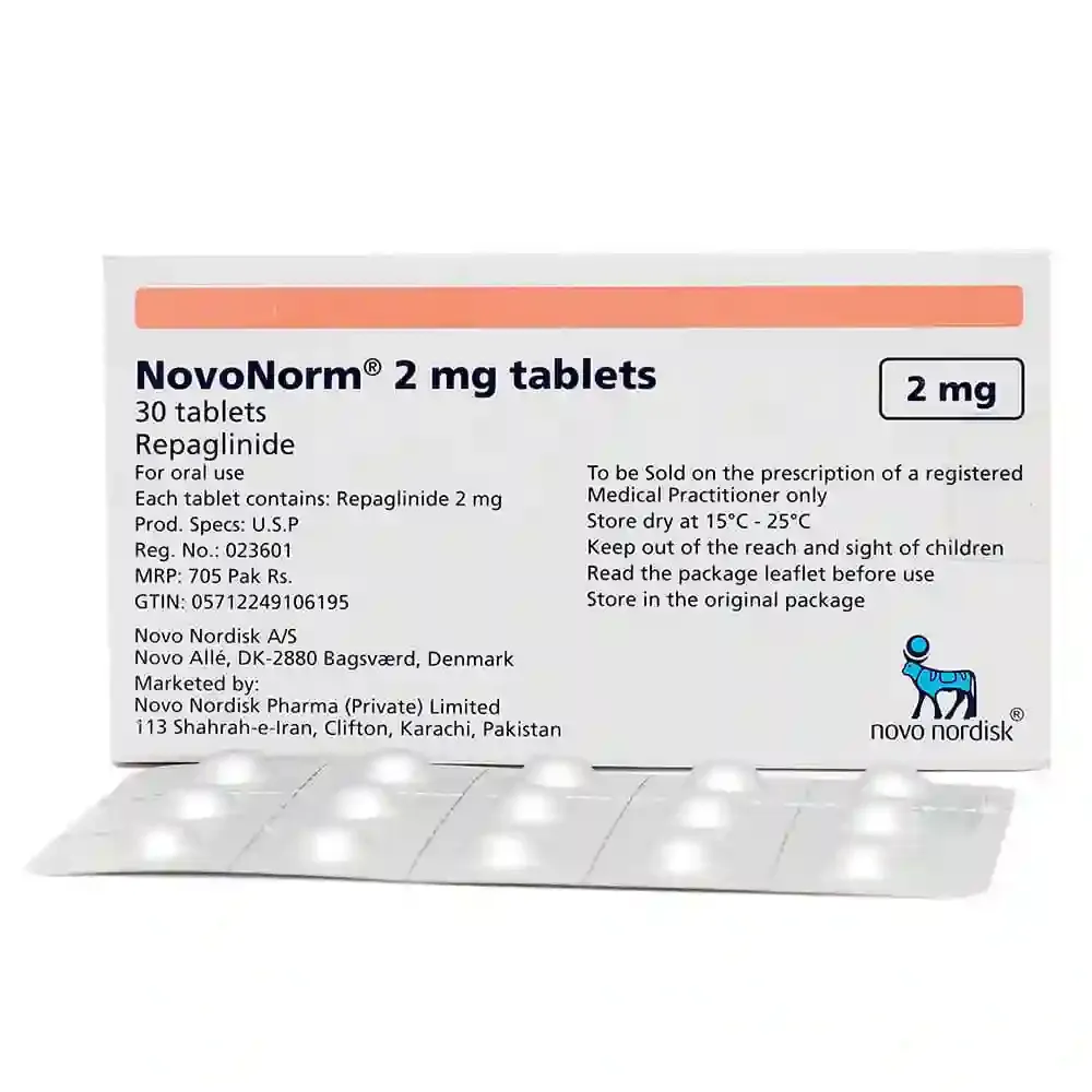 NOVONORM 2 MG TABLET