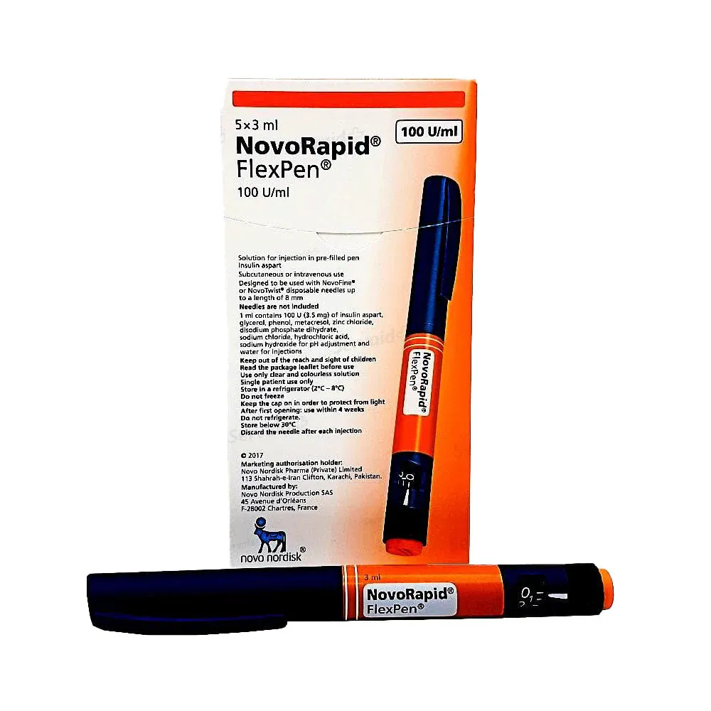 NOVORAPID FLEXPEN 100 IU 3 ML INJECTION