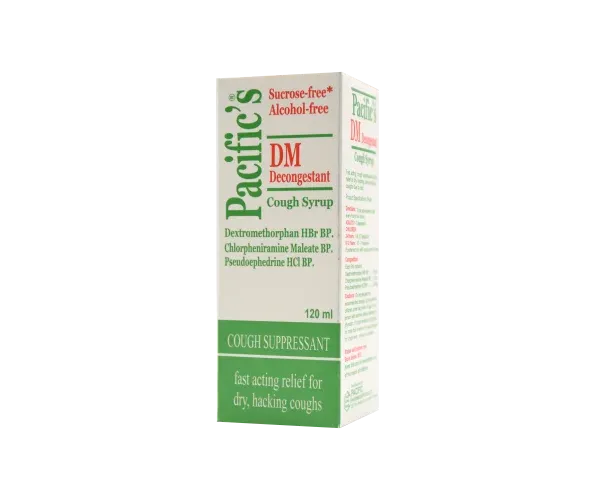 PACIFIC DM DECONGESTANT 120ML SYRUP