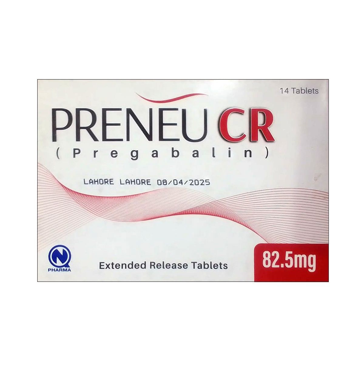 PRENEU CR 82.5MG TABLET