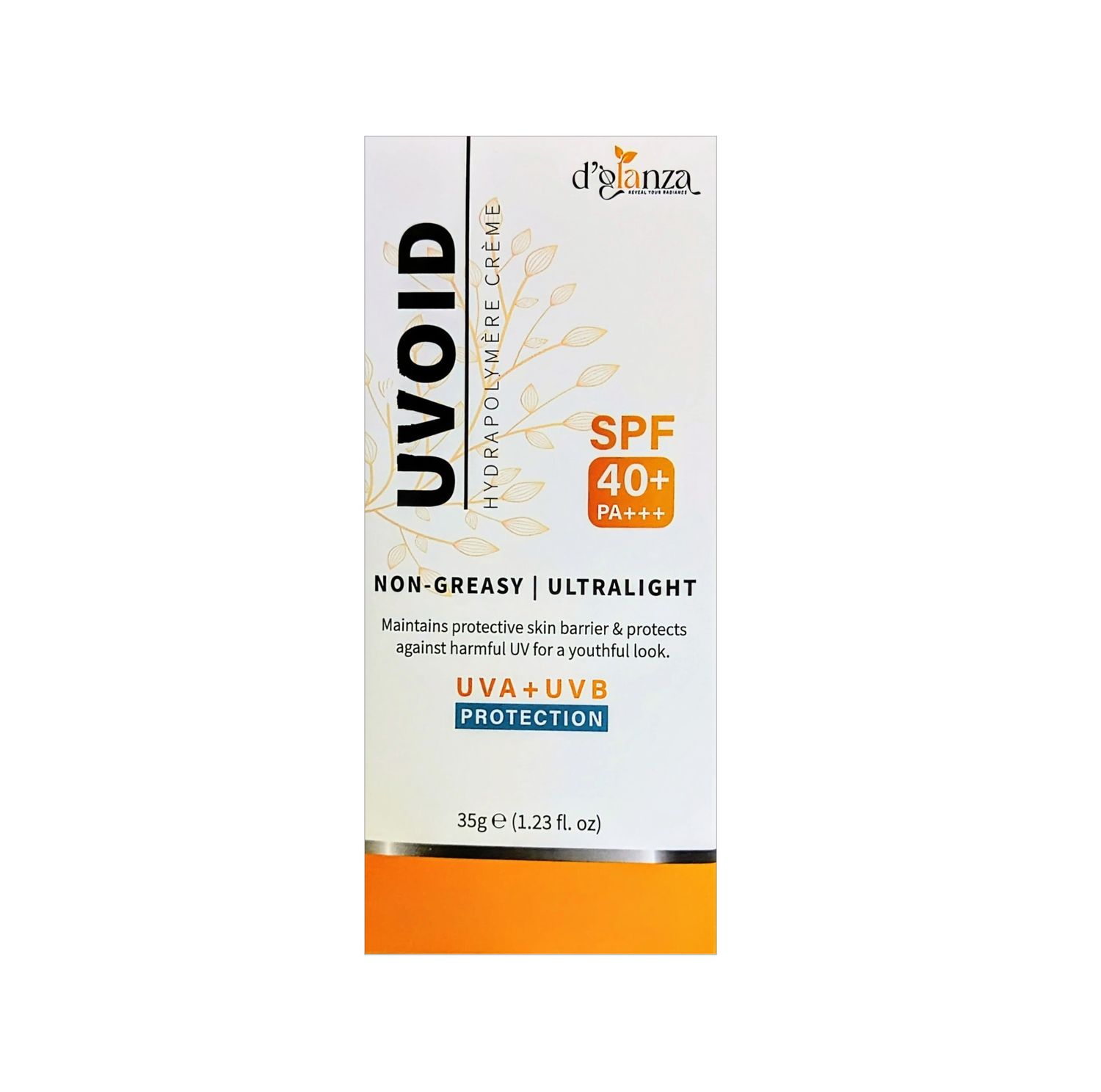 UVOID SPF 40+PA+++ 35GRAM SUNCREAM
