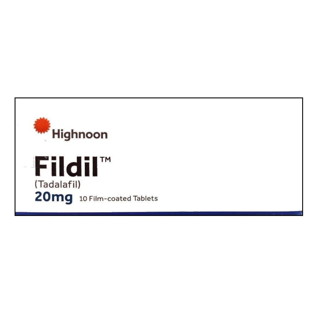 FILDIL 20 MG TAB (tadalafil)