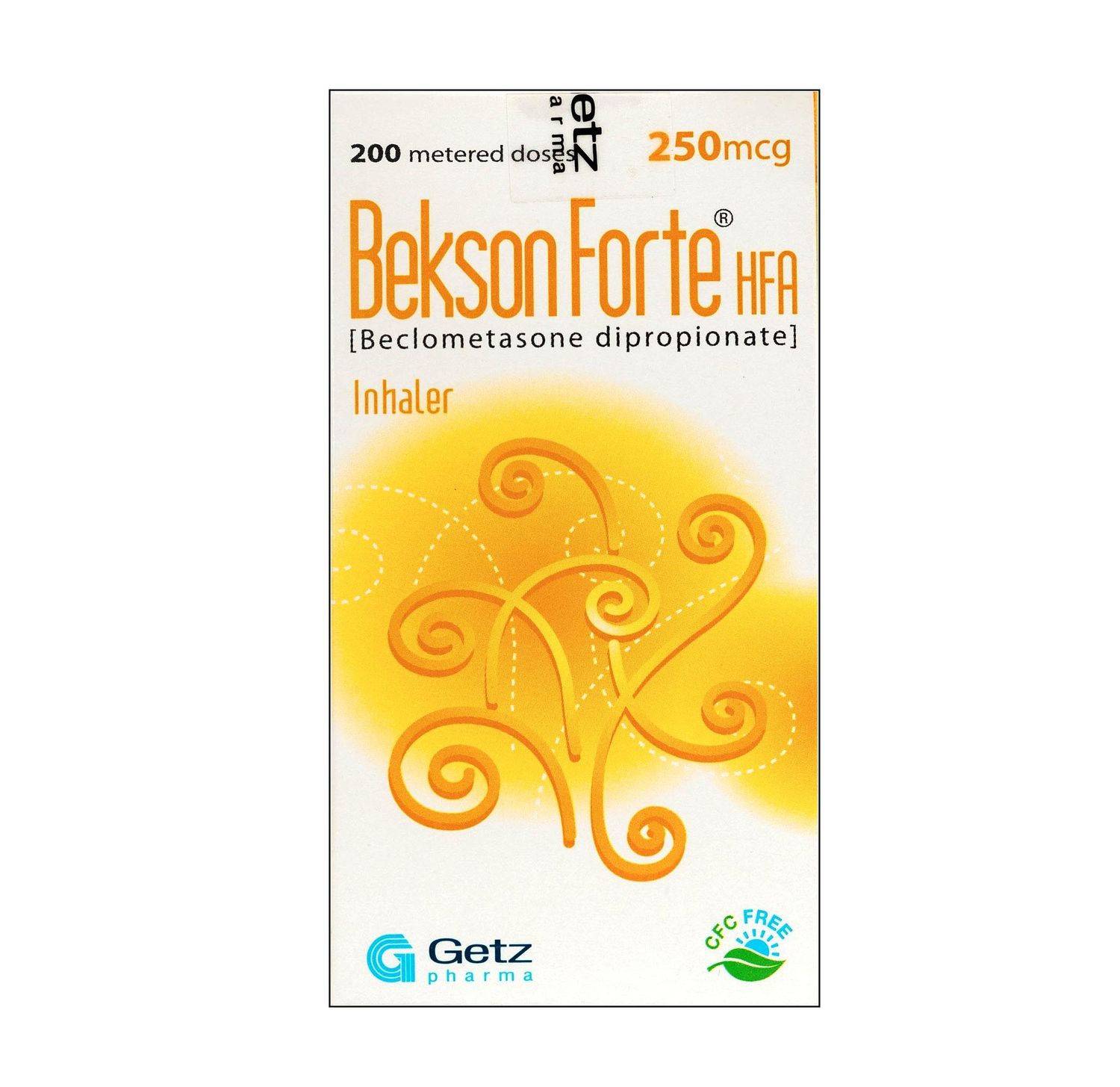 BEKSON FORTE INHALER 250 MCG