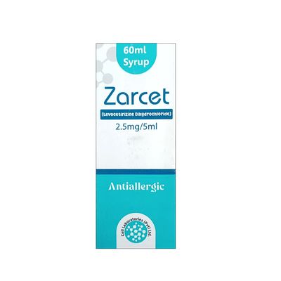 ZARCET 60ML SYRUP