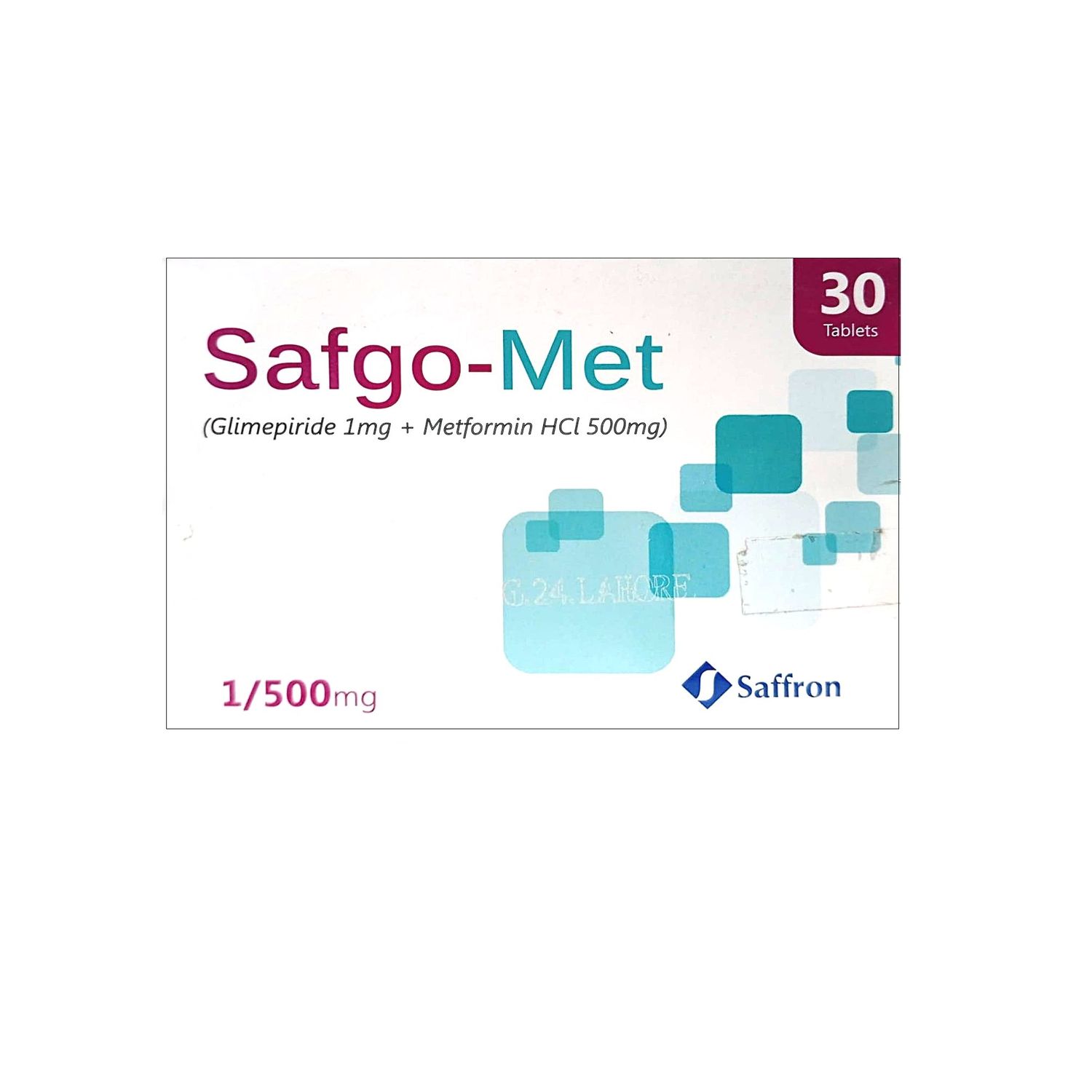 SAFGO MET 1/500MG TABLET