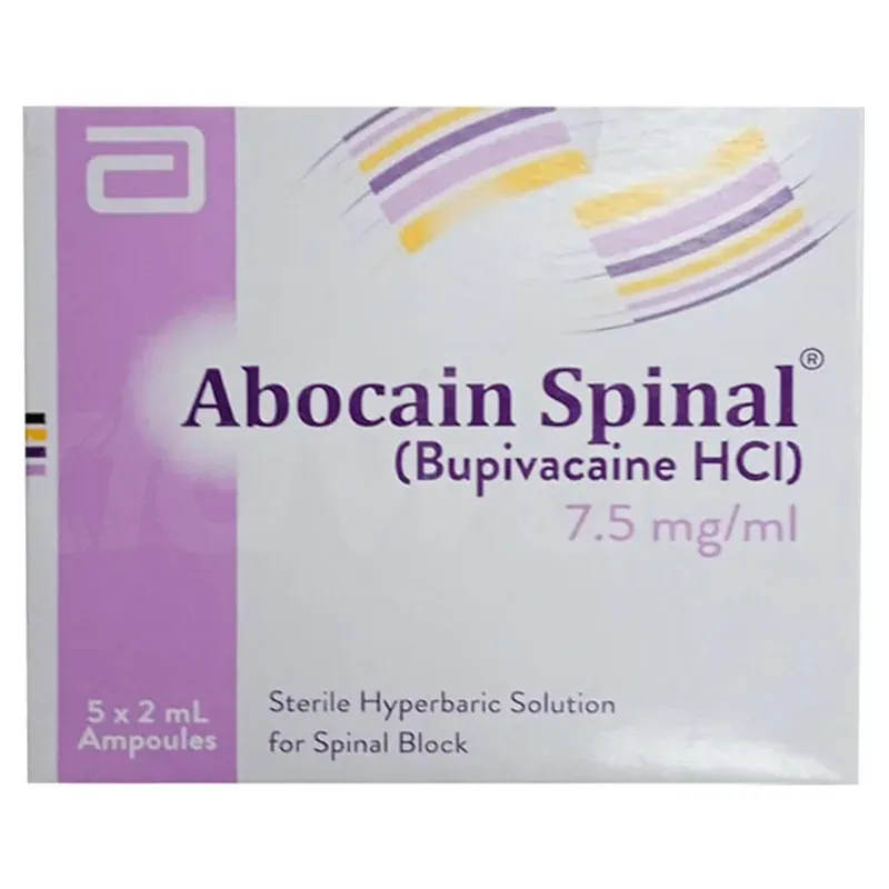 ABOCAIN SPINAL 7.5 MG 5 AMPX2 ML INJECTION