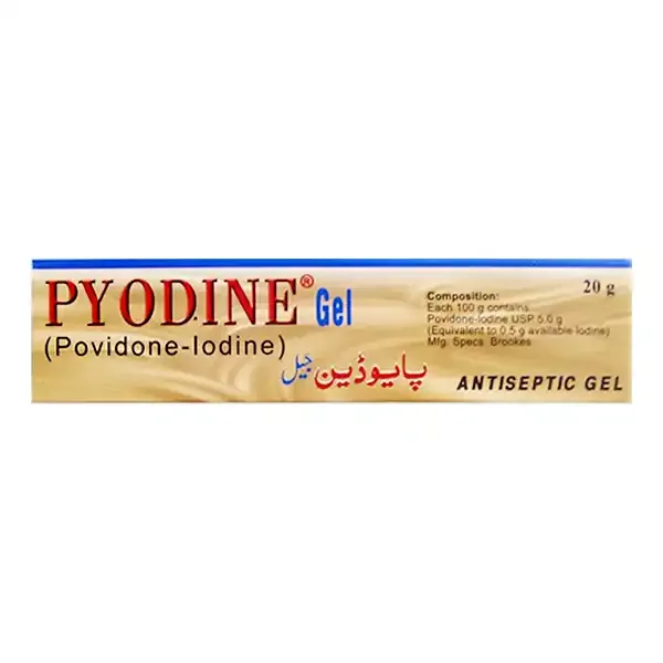 PYODINE TOPICAL GEL 0.5 % 20 GRAM