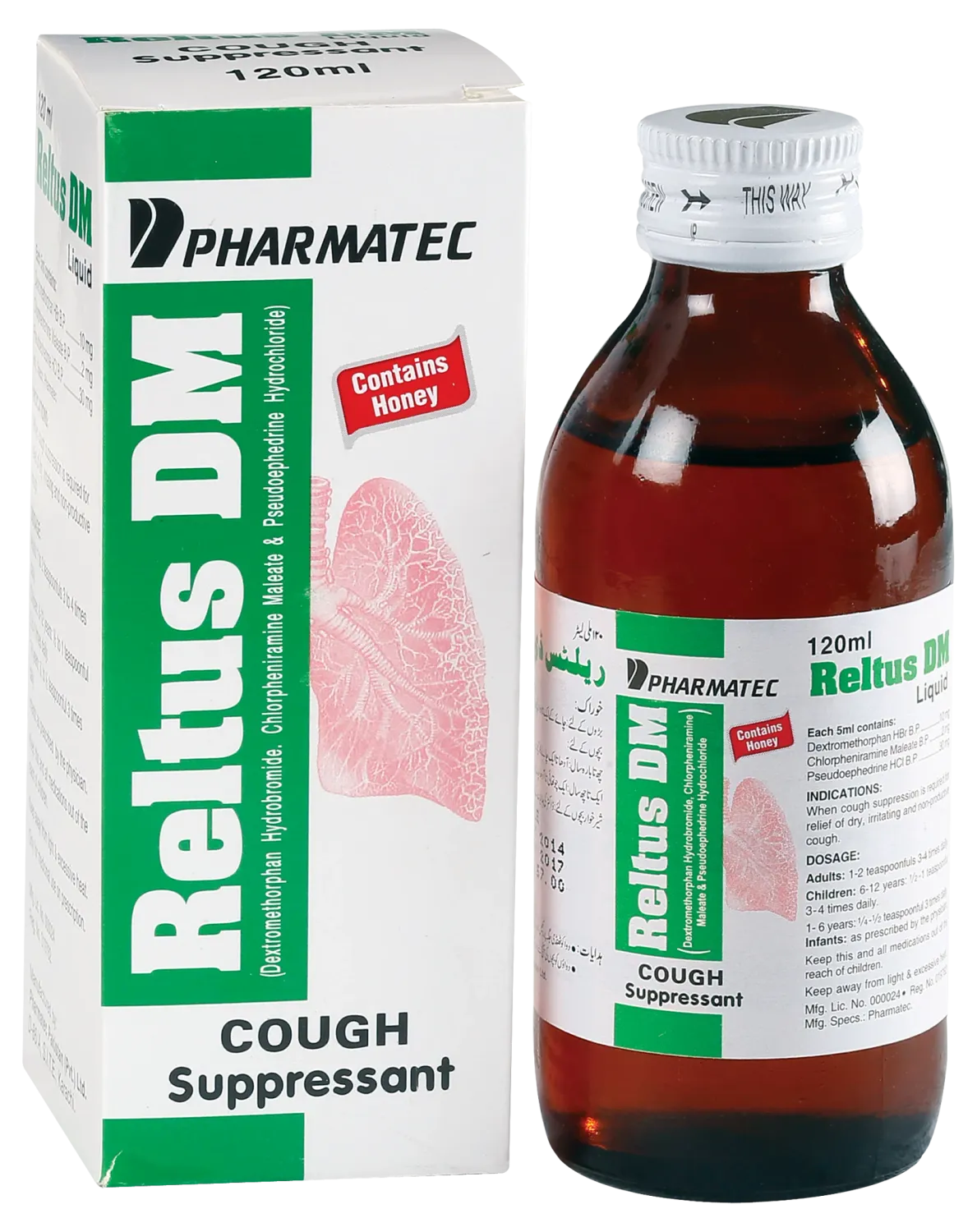 RELTUS DM 120ML SYRUP