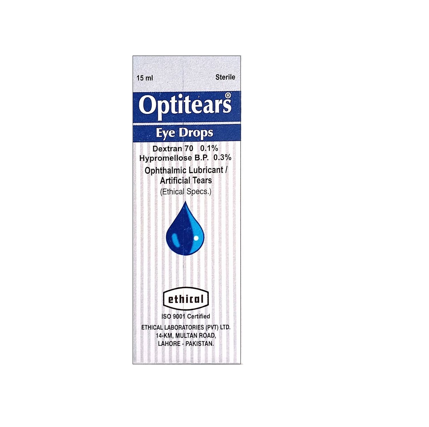 OPTITEARS EYE DROP 15 ML