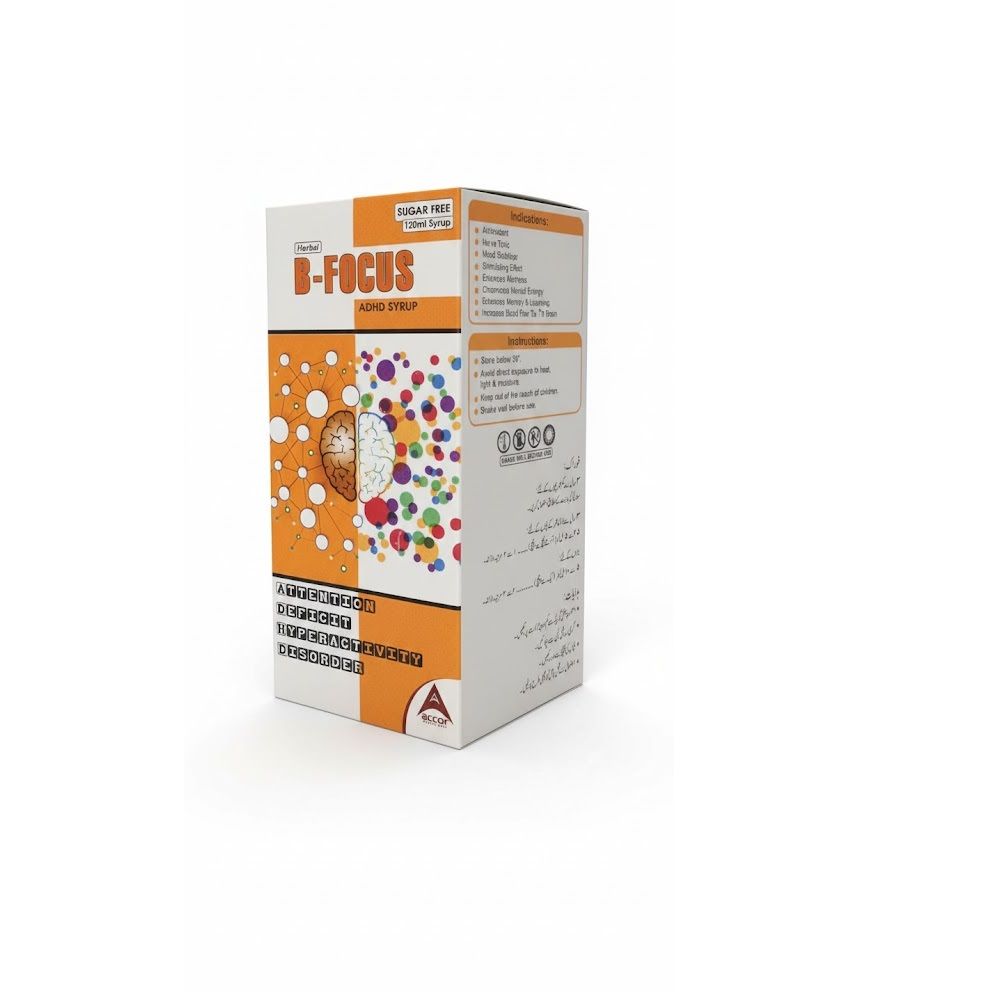 B FOCUS SUGAR FREE 120ML SYRUP