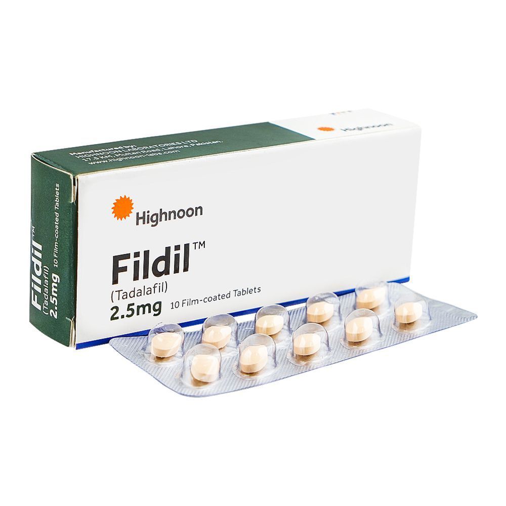 FILDIL 2.5MG TABLET (Tadalafil)