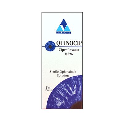 QUINOCIP 0.3% EYE DROP
