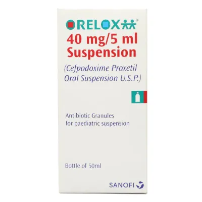 ORELOX 40 MG 50 ML SYRUP