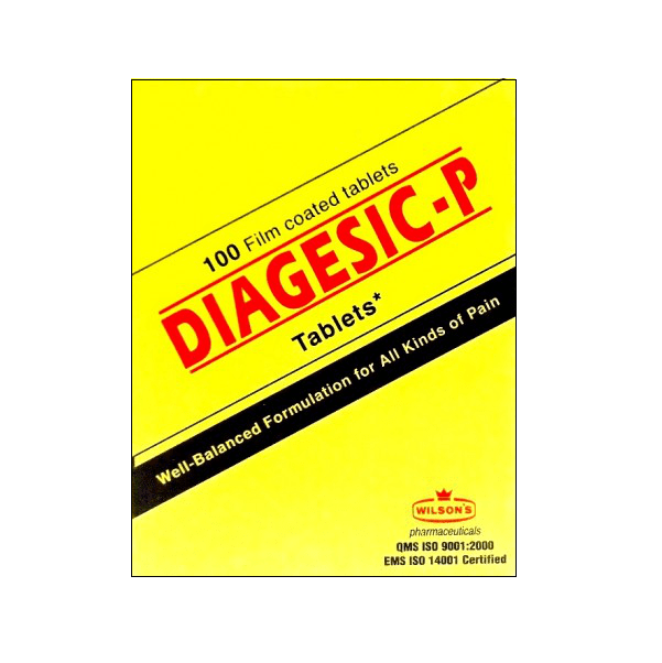 DIAGESIC P (500/3/70MG) TABLET