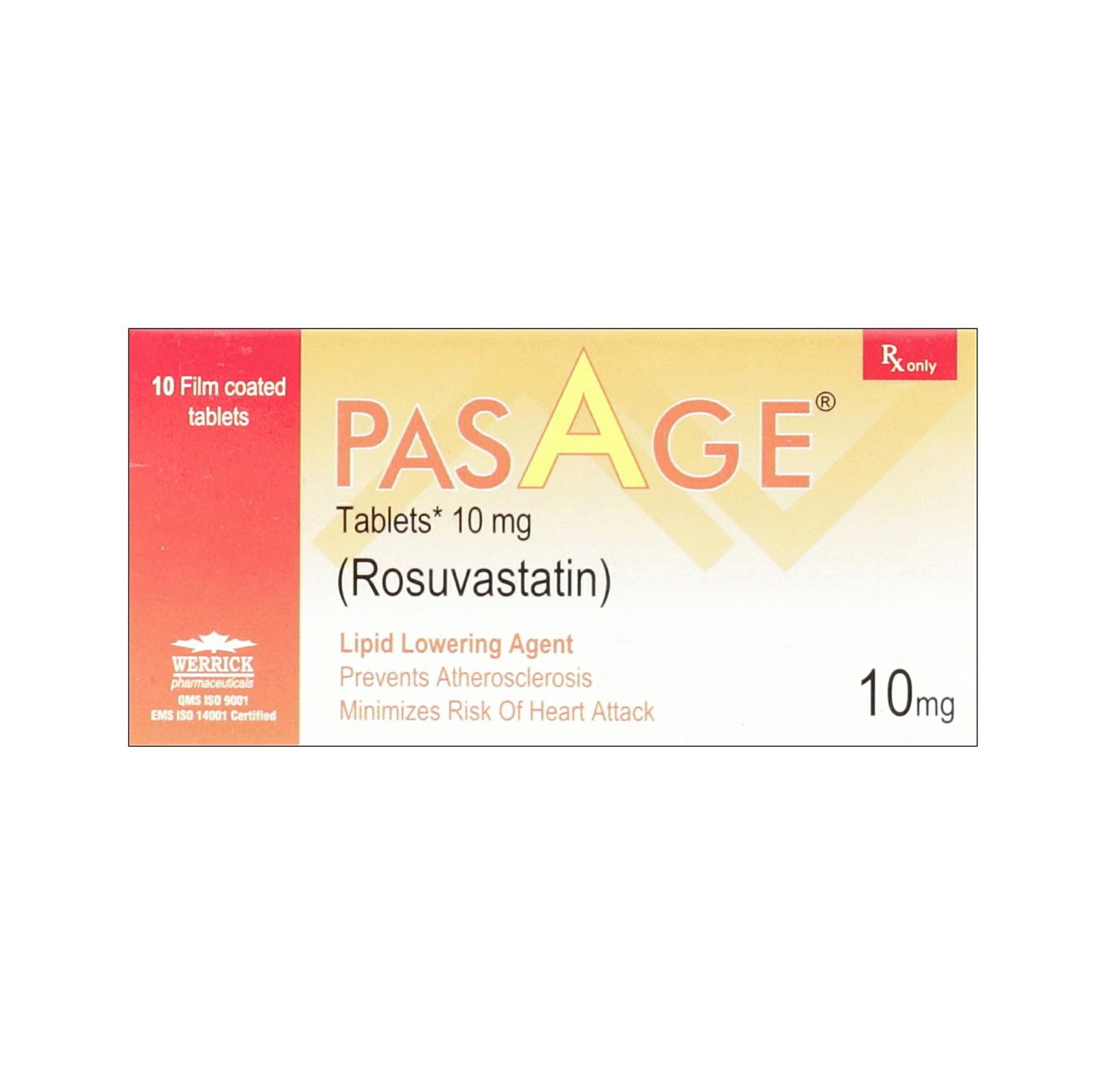 PASAGE 10 MG TABLET