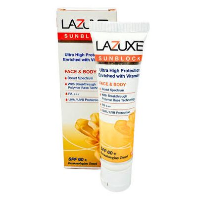 LAZUXE SUNBLOCK SPF60+ 45ML