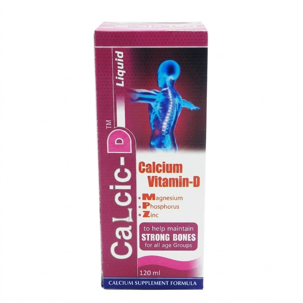 CALCIC D LIQUID 120ML SYRUP