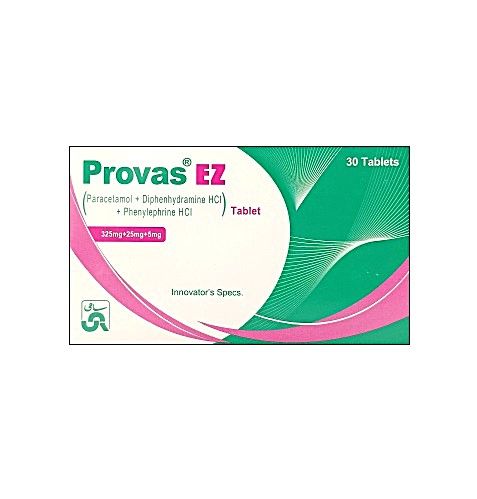 PROVAS EZ 325+25+5MG TABLET