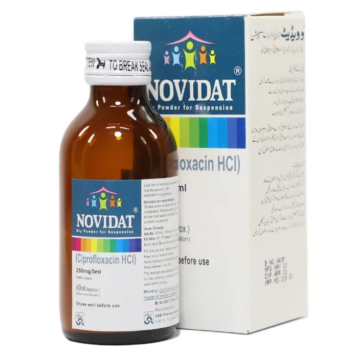 NOVIDAT SYRUP 250 MG 60 ML