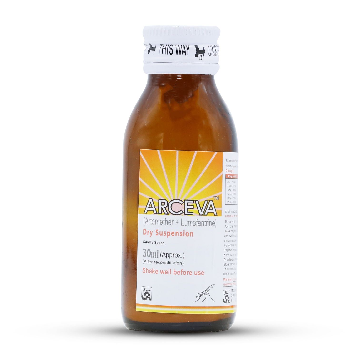 ARCEVA 15/90 MG 30 ML SYRUP