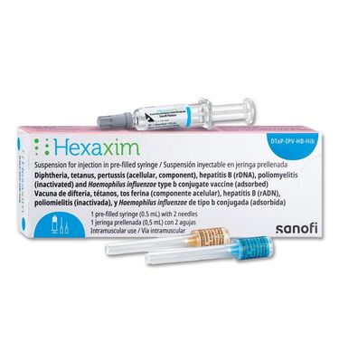 HEXAXIM 0.5ML (DTAP IPV HB HIB) INJECTION