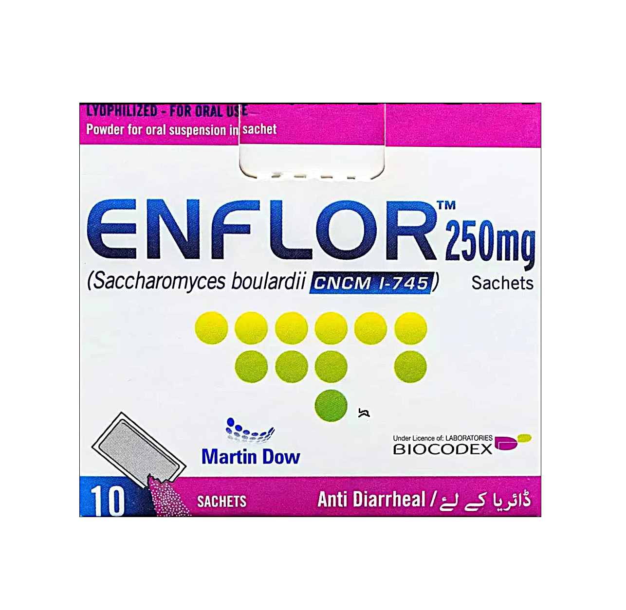 ENFLOR 250 MG SACHET