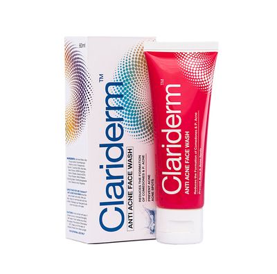 CLARIDERM ANTI ACNE FACE WASH 60ML