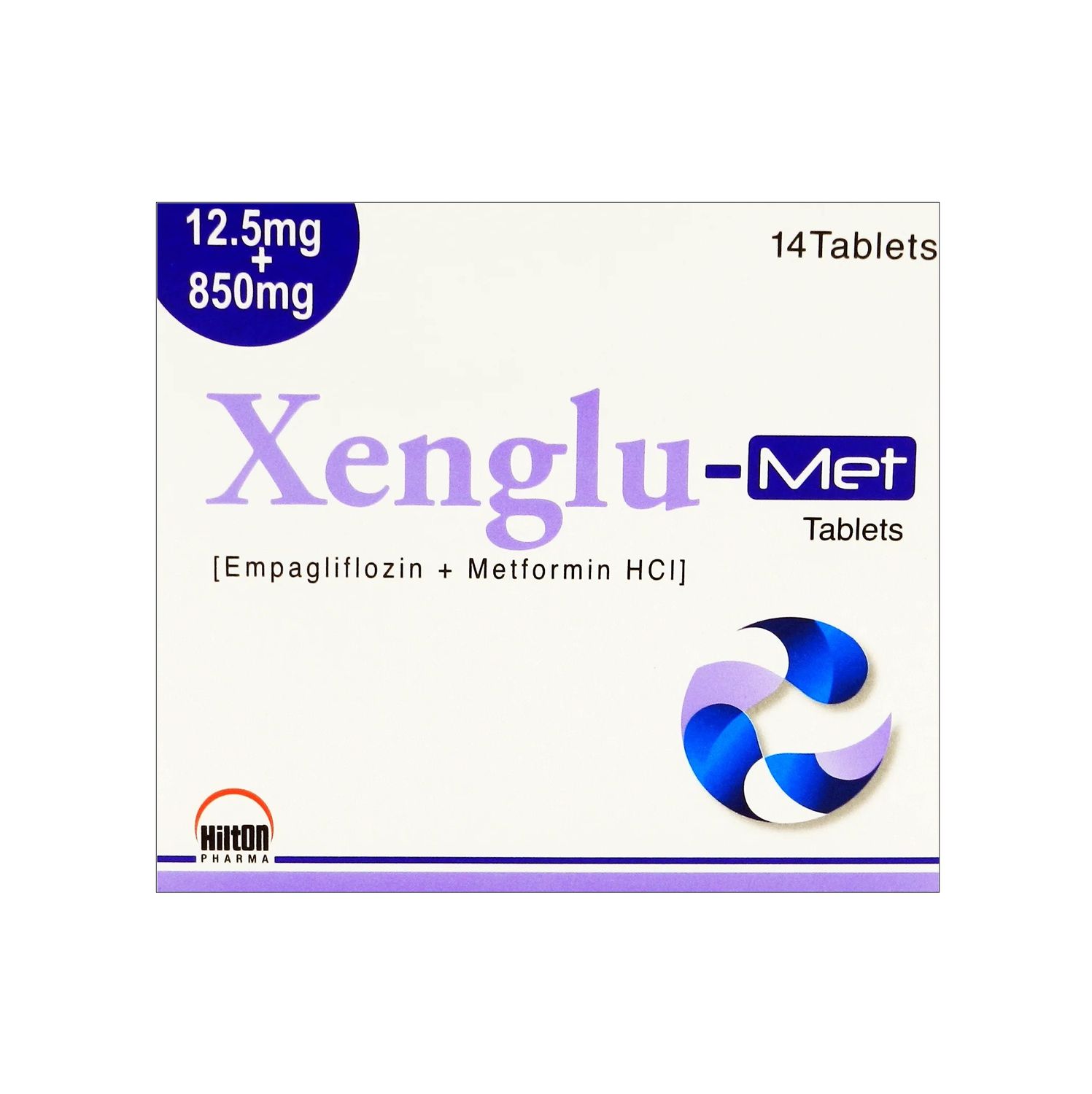 XENGLU MET 12.5MG+850MG TABLET