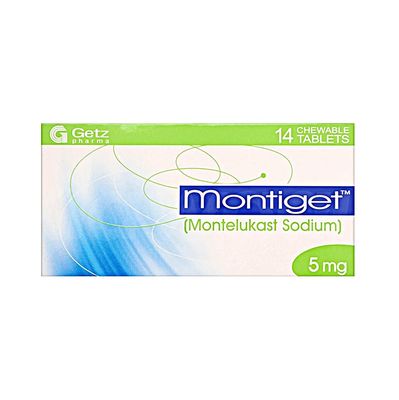 MONTIGET 5 MG TABLET