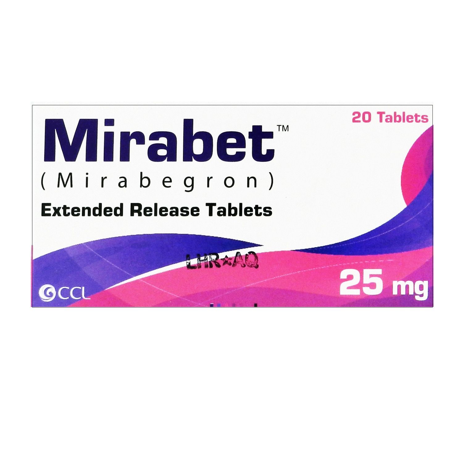 MIRABET 25MG TABLET