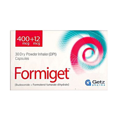 FORMIGET 400+12MCG CAPSULE