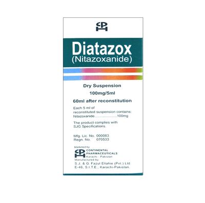 DIATAZOX 100MG 60ML SYRUP