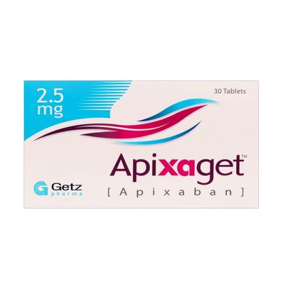 APIXAGET 2.5MG TABLET