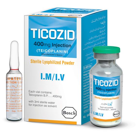 TICOZID 400MG INJECTION